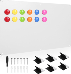 DBREAKS magnetiline seinatahvel, 42 x 30 x 0,1 cm, 12 magnetiga (valge)