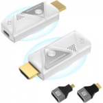 Juhtmevaba HDMI saatja ja vastuv&otilde;tja video ja heli voogedastamiseks teie s&uuml;learvutist/PC-st/kaamerast monitori/projektori/televiisorisse, 2,4G/5G juhtmevaba edastus