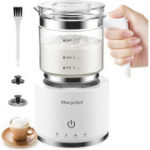 Morpilot 4-in-1 elektriline piimavahustaja kuumale ja k&uuml;lmale piimale, 600 W, 500 ml, valge