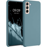 kwmobile silikoonist &uuml;mbris Samsung Galaxy S21 Plus'ile, pehme &auml;&auml;risega (Arctic Night)