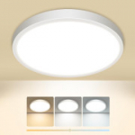 slochi LED laevalgusti, 1500 lm, IP44 veekindel laevalgusti vannituppa, 15 W, 3000 K, 4000 K, 6500 K
