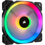 Corsair LL Series LL120 RGB 120 mm Dual Light Loop RGB LED PWM ventilaator, &uuml;ksikpakend (CO-9050071-WW)
