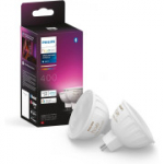Philips Hue LED nutikas kohtvalgusti &mdash; valge ja v&auml;rviline valgus &mdash; (2 tk) &mdash; MR16