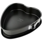 Dr. Oetker 2527 Back-Freude s&uuml;damekujuline lahtik&auml;iv koogivorm, teras, must, 25 &times; 25 &times; 7 cm