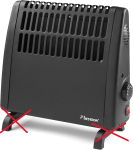 Bestron Electricu k&uuml;lmumisandur muudetava termostaadiga 400 W (D klass)