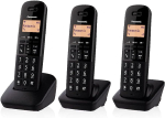 PANASONIC Cordless Trio KX-TGB613JTB juhtmevabade telefonide komplekt 3 toruga (Patareid ei kuulu komplekti)