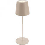 BRILONER - Juhtmevaba LED-laualamp puutetundliku juhtimisega 36 x 10,5 cm, Beež