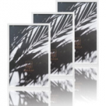 VUVUZULA pildiraam 40 x 60 cm, valge puidust pildiraam, MDF-raam 40 x 60 cm, 3 tk komplekt