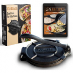 Tortillada &ndash; esmaklassiline malmist tortillapress (30 cm)