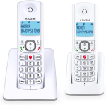 Alcatel F530 Duo juhtmeta DECT-telefon (2 handseti, valge/hall)