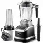 AMZCHEF Smoothie Maker Blender 2000W LED-ajakuvariga 6 teraga Pro Sharp 3D 1,85L