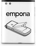 Vahetusaku Emporia TOUCHsmart V188 jaoks, 1000 mAh, valge.