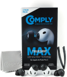 Comply TrueGrip MAX vahetusk&otilde;rvaotsad k&otilde;rgj&otilde;udlusega vahust Apple AirPods Pro (3. p&otilde;lvkond) k&otilde;rvaklappidele, mustad, suurused S/M/L
