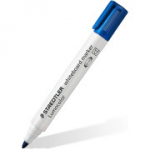 Staedtler LumoColor 351 tahvlimarker, kuivkustutatav marker kuulotsaga 2 mm, sinine, 10 tk