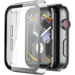 2 l&auml;bipaistvat pol&uuml;karbonaadist &uuml;mbrist, mis &uuml;hilduvad Apple Watch Series 6 SE, Series 5 ja Series 4 (44 mm) kelladega