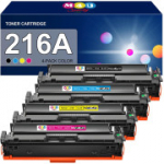 216A toonerikassettide 4-pakk kiibiga HP Color LaserJet Pro jaoks