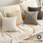 EMEMA velvetist padjakatted, komplekt 3 tk, 40 x 40 cm, pruun seeria