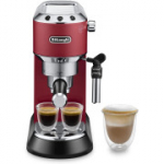 De'Longhi Dedica Style EC685.R roostevabast terasest espressomasin jahvatatud kohvi v&otilde;i kapslipumbaga, punane, 1350W (B Grade)