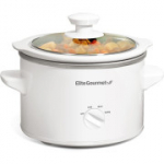 Elite Gourmet MST-250XW elektriline multikeetja keraamilise kausiga, 1,4 l, valge 120 W