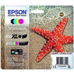 603 XL originaal Epson Starfish tindikassettide komplekt, 4 v&auml;rvi: must, ts&uuml;aan, magenta, kollane