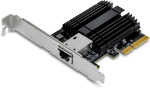 TRENDnet TEG-10GECTX v&otilde;rgukaart sisemine Ethernet 10000 Mbit/s roheline, hall &uuml;ks suurus (A+ klass)