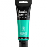 Liquitex akr&uuml;&uuml;lv&auml;rv metallik t&uuml;rkiissinine roheline, ideaalne l&otilde;uendile, puidule ja paberile, 118ml