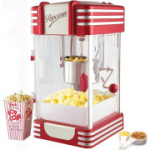 BAKAJI popkorni masin XXL professionaalne retro vintage disain 300 W