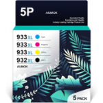 AUMOK Pakis 5 kassetti 932XL 933XL printeritele