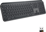 Logitech MX Keys juhtmeta klaviatuur, Bluetooth ja USB-vastuv&otilde;tja, QWERTZ-paigutus - must (A+ klass)