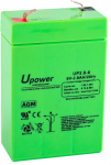 U-Poweri AGM aku 6V 2.8Ah &ndash; VRLA taaslaetav