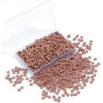 Pruunid heishi-pol&uuml;meersavist helmed 6 mm &ndash; 750 tk