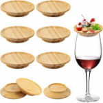 Bambusest veiniklaaside katted (6 tk)