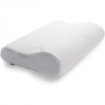 TEMPUR Original m&auml;luvahust magamise padi, suurus L 50 x 31 x 11,5/8,5 cm, valge.