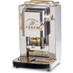 FABER Pro Total Inox Deluxe ESE 44 mm kohvimasin reguleeritava messingklapiga 15 bar