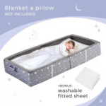 BYBYME reisivoodi, telkimine, kaasaskantav, veekindel, madratsiga, 137 x 64 x 18 cm