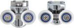 Amigi du&scaron;inurga rullikud, 23 mm, 2-osaline komplekt, 6 mm klaasile (A+ klass)