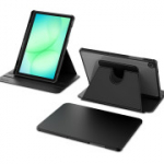 360&deg; p&ouml;&ouml;rlev EasyAcc &uuml;mbris Samsung Galaxy Tab A9 Plus / A9+ 11-tollisele (2023), akr&uuml;&uuml;l, l&auml;bipaistev-must