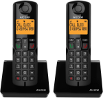 Alcatel S280 Duo juhtmeta telefon must &ndash; 2 k&auml;esidet