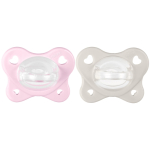 Chicco Dual Soft lutt 2&ndash;6 kuud, 2 tk