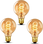 NUODIFAN Vintage Edison LED E27 pirn, 5W, soe valge 2700K, 3 tk pakis
