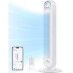 DREO Silent Tower Fan tornventilaator, 36 W, must (A+ klass).