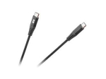 REBEL USB-C&ndash;USB-C kaabel, 100 cm, must