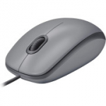 Logitech M110 juhtmega USB-hiir, vaiksed nupud, hall.