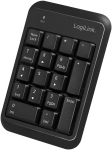LogiLink ID0201 juhtmevaba Bluetooth-klaviatuur V5.1, must