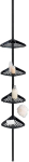 Allstar Opal teleskoop-du&scaron;iriiul 85&ndash;250 cm, must.