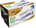 BIC Velleda 1751 ECOlutions tahvlimarkerid, mustad, 12 tk.