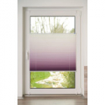 K-home volditud kardinad, gradientv&auml;rv, pol&uuml;ester, burgundiapunane, 40 x 210 cm