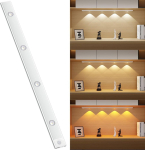 Alyvisun 60 cm LED-seinavalgusti garderoobile, laetav, liikumisanduriga