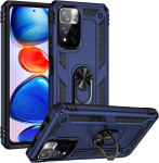 &Uuml;mbris Xiaomi Redmi Note 11 Pro/11 Pro Plus jaoks + kaitsekile, TPU arvuti koos r&otilde;ngahoidjaga
