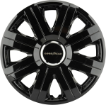 Goodyear 75512 Flexo rattakatted, 16 tolli, must, 4-osaline komplekt, paindlik materjal t&auml;iusliku valuvelje ilme jaoks
